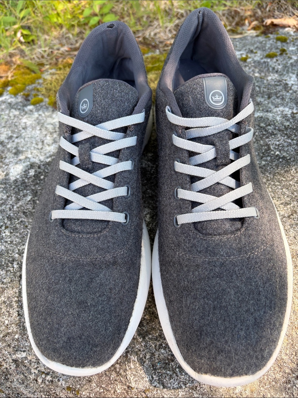 Peter Millar Glide Performance Wool Sneakers in grey men’s size 11